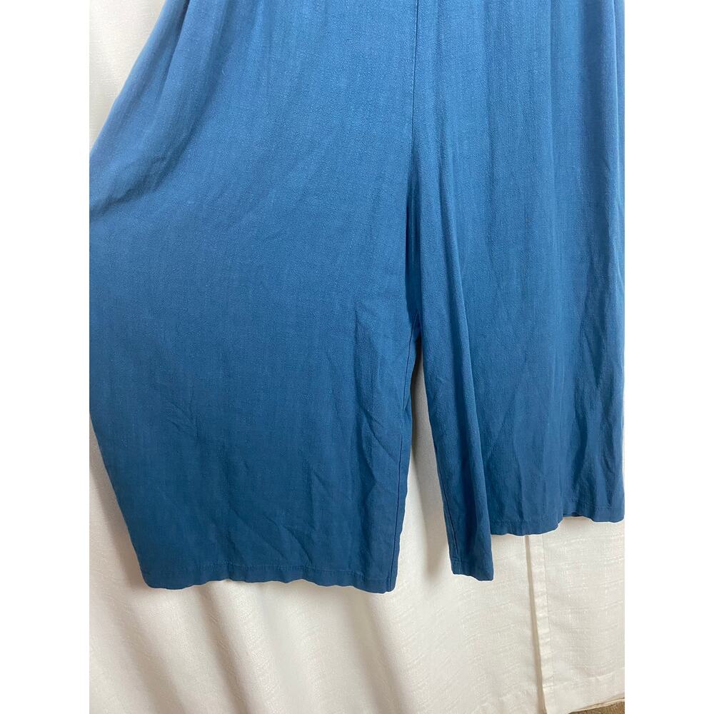 Natural Life Blue Avery Wide Leg Linen Blend Jumpsuit Sz.XS/S - Picture 14 of 16